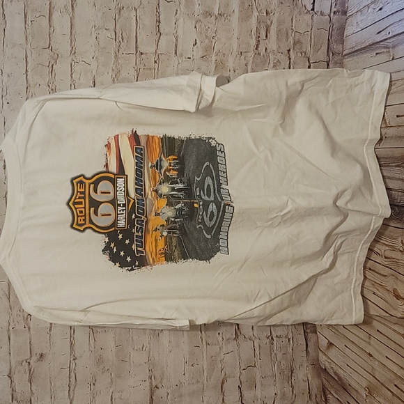 Harley davidson xxl route 66 heros tee shirt - Picture 2 of 7